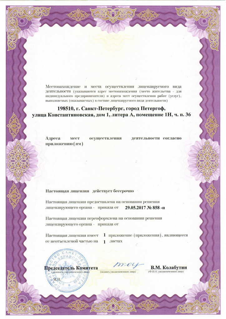 Лицензия Айклиник