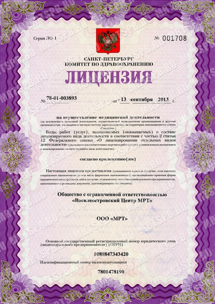 Лицензия ДЦ Ами