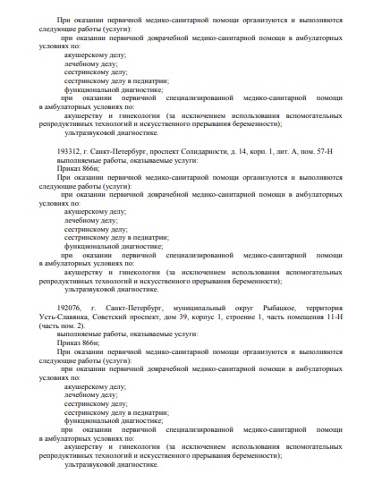 Лицензия Инвитро