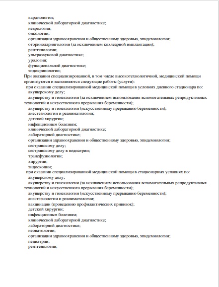 Лицензия Клинический госпиталь Лахта