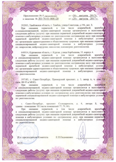 Лицензия ЛДЦ Мибс
