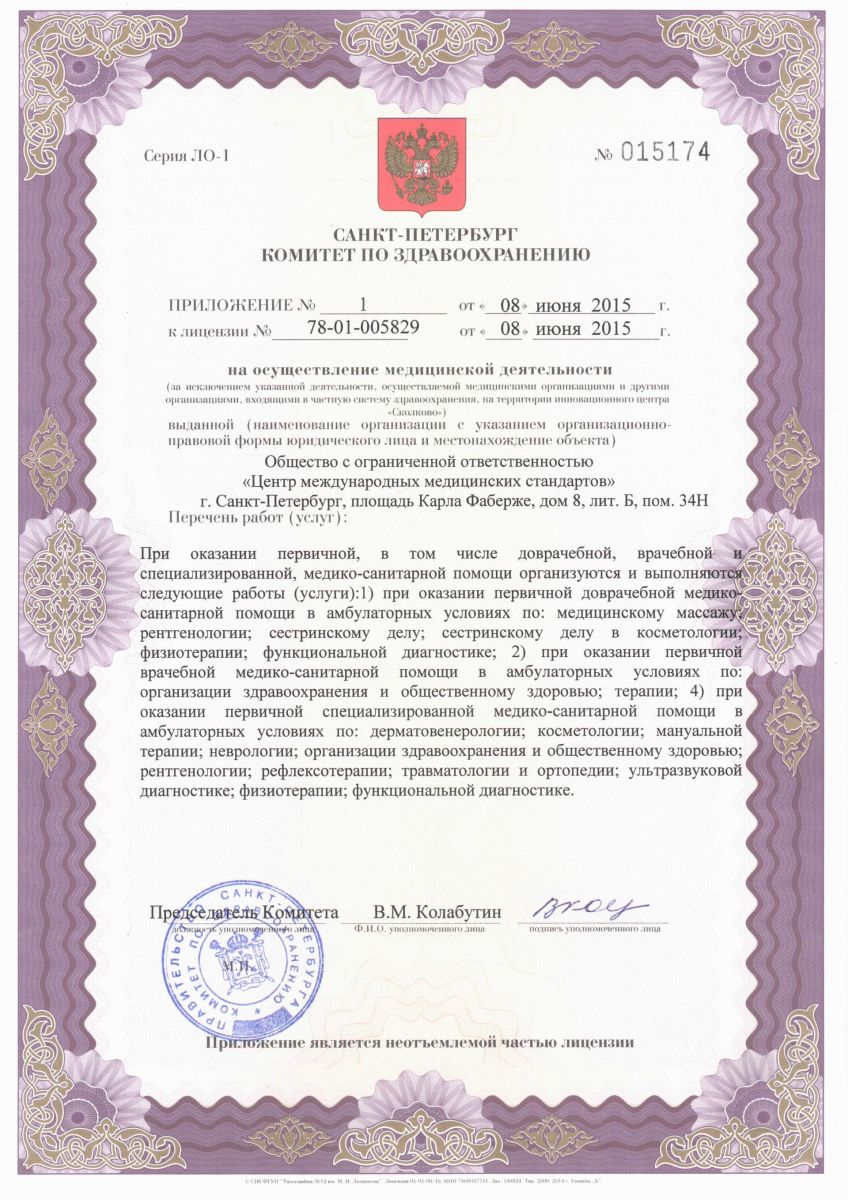 Лицензия Стандарт